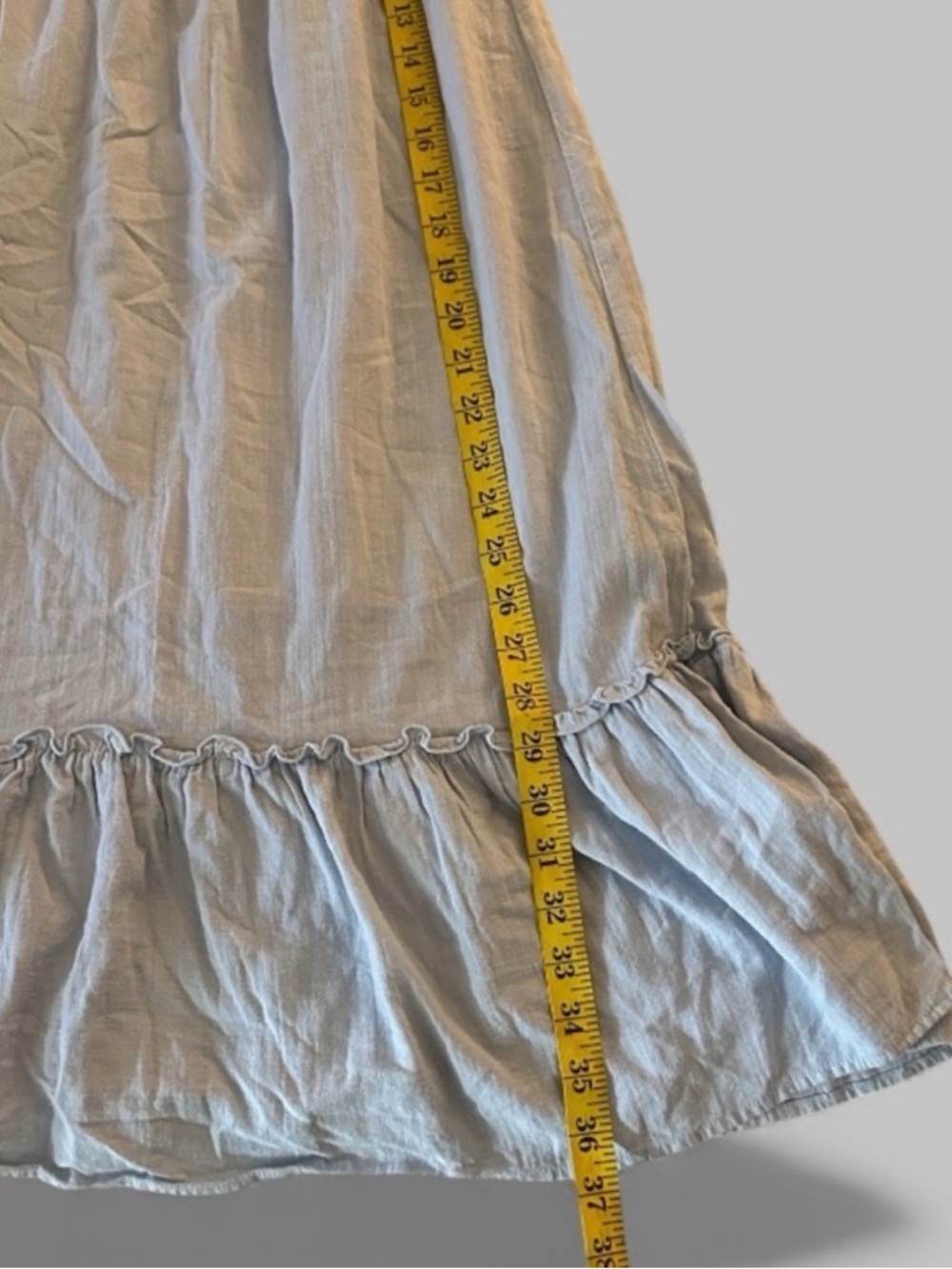Lulus Light Blue Cotton Maxi Dress - Picture 5 of 6